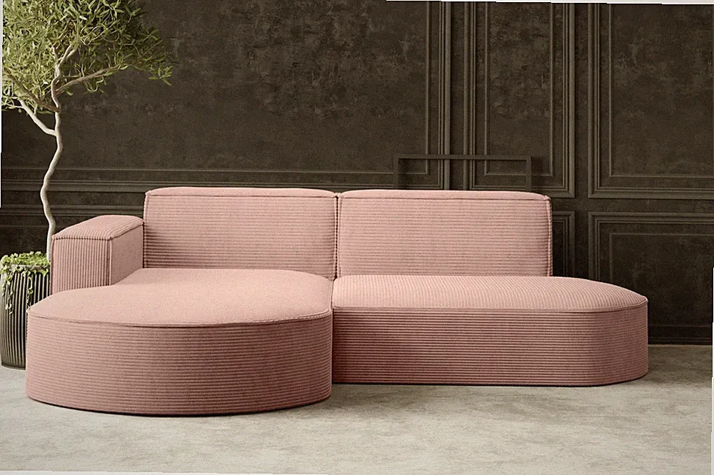 Ecksofa Modena Studio Rosa Links