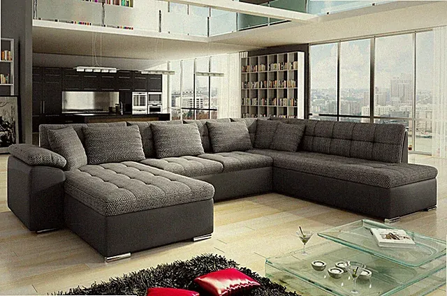 Ecksofa Niclas mit Schlaffunktion Eckcouch Sofa Couchgarnitur Wohnlandschaft