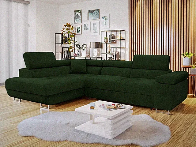 Ecksofa Pikano Eckcouch Polstersofa mit Bettkasten Schlaffunktion Wohnzimmer M24
