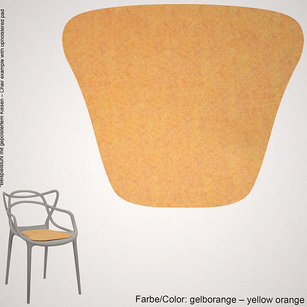 Eco Filz Auflage 4mm geeignet für Kartell Masters Stuhlauflage Kissen Antirutsch