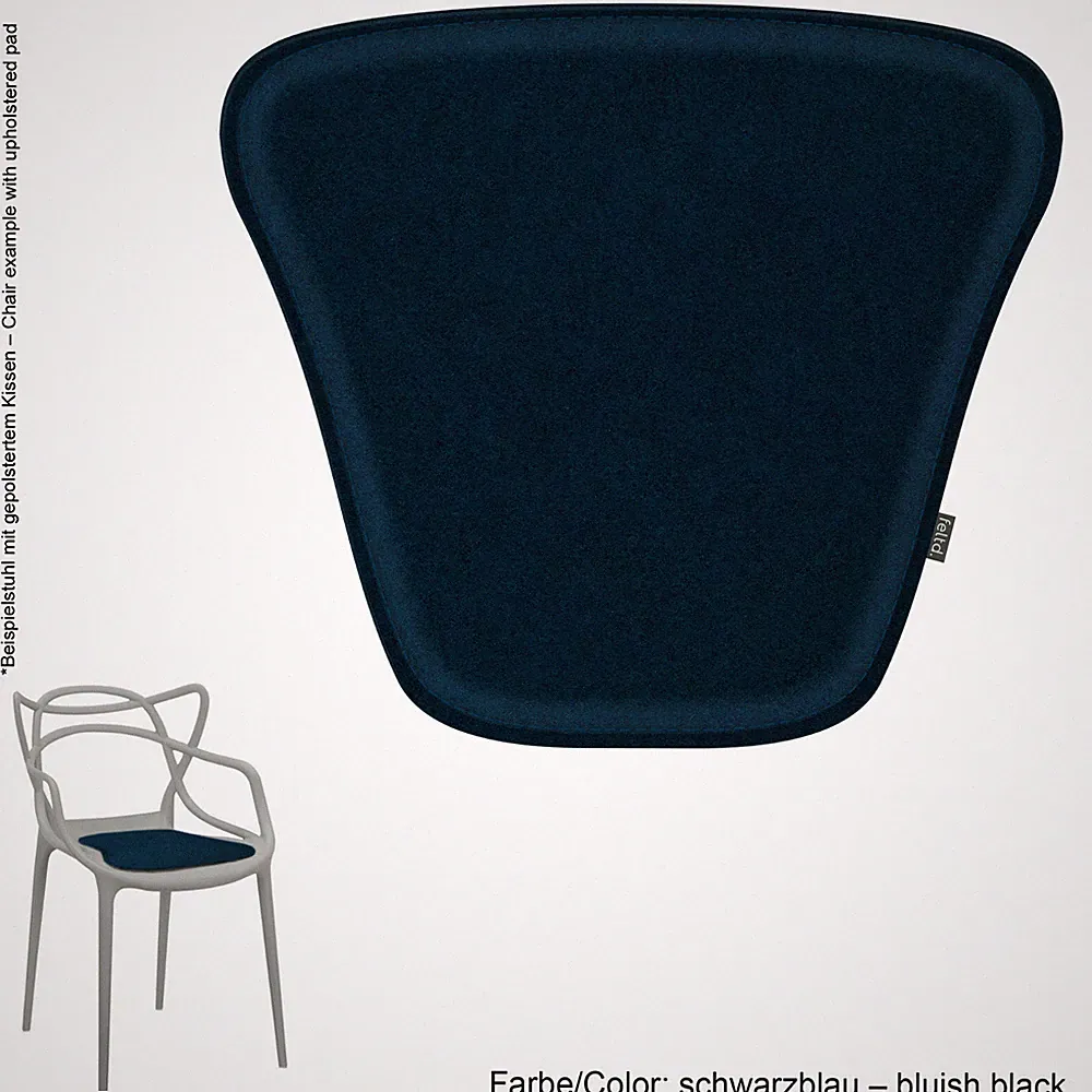 Eco Filz Kissen 23mm geeignet für Kartell Masters gepolstert mit Antirutsch