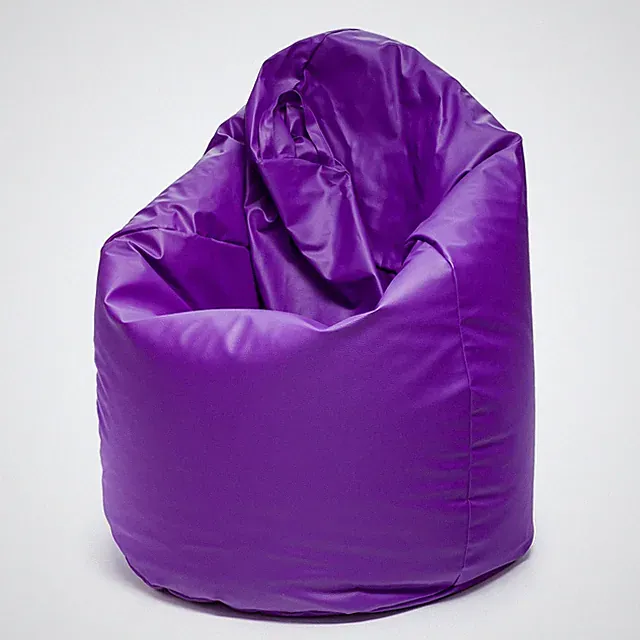 Ecopuf - Sitzsack aus Kunstleder mit Füllmaterial EPS Perlen, Sessel Hocker Pouf