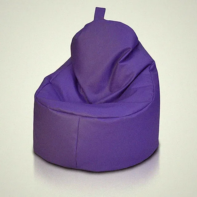 Ecopuf - Sitzsack Outdoor und Indoor, Beanbag aus Kunstleder mit Reißverschluss