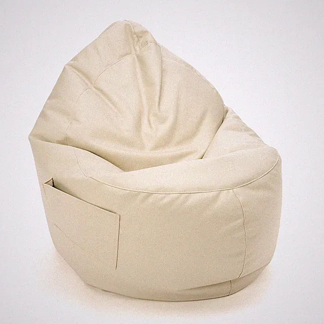 Ecopuf Sitzsack Zac Vega Sessel Wohnzimmer Bean Bag Lederoptik