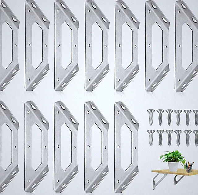 Edelstahl Eckverbinder Möbelwinkel Set für Stabilität und Reparatur