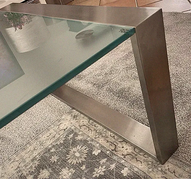 Edelstahl Gestell für Couchtisch