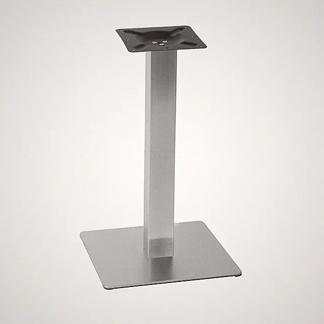 Edelstahl Tischgestell 71cm Modell "Q" Tisch Untergestell Küchentisch Esstisch