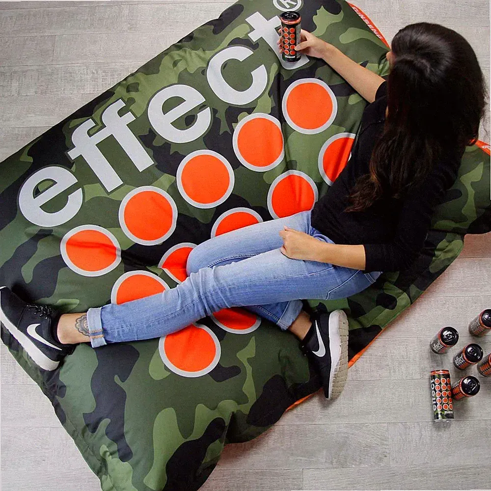 Effect Sitzsack Sitzkissen Camouflage Groß Outdoor Lounge Möbel Chill Sessel