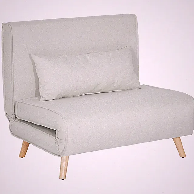 Einzelsofa Sofabett Klappsofa verstellbar Rückenlehne nordisch skandinavisch