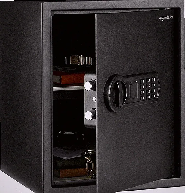 Elektronischer Safe AMAZON BASICS 43L schwarz B-WARE