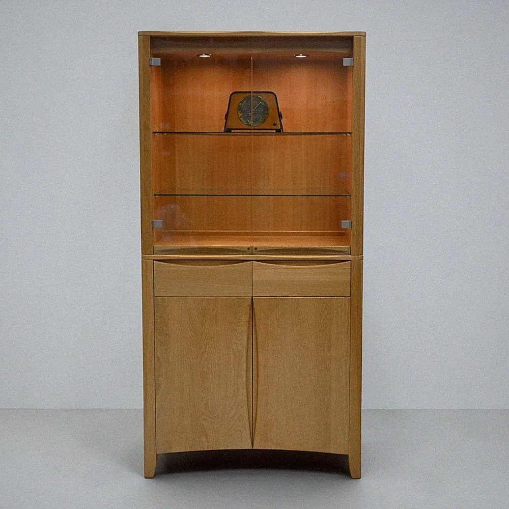 Erhöhte Platte Vitrine