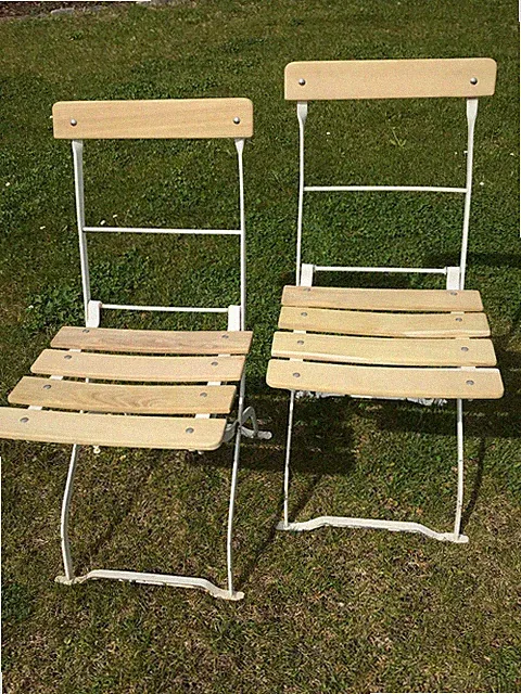 Ersatzbretter für Biergartenstuhl Akazie/Robinie roh Gartenstuhl unbehandelt !!