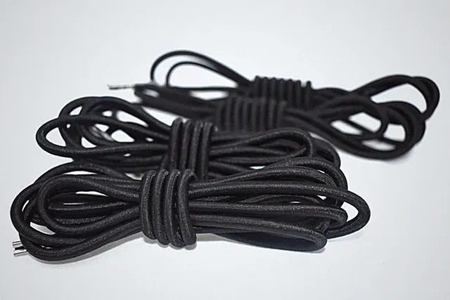 Ersatzschnur für Liegestuhl Schwarz 4 Stück 2x2,2m 2x1,4m Gartenmöbel für Lafuma