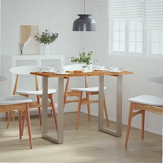 Esstisch 110x50x76 cm Massivholz Akazie