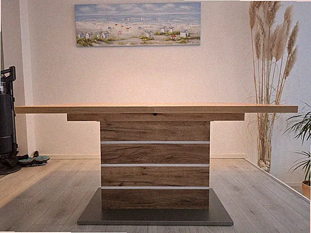 Esstisch Ausziehbar, 140-180 Cm, Flexible Platzkapazität