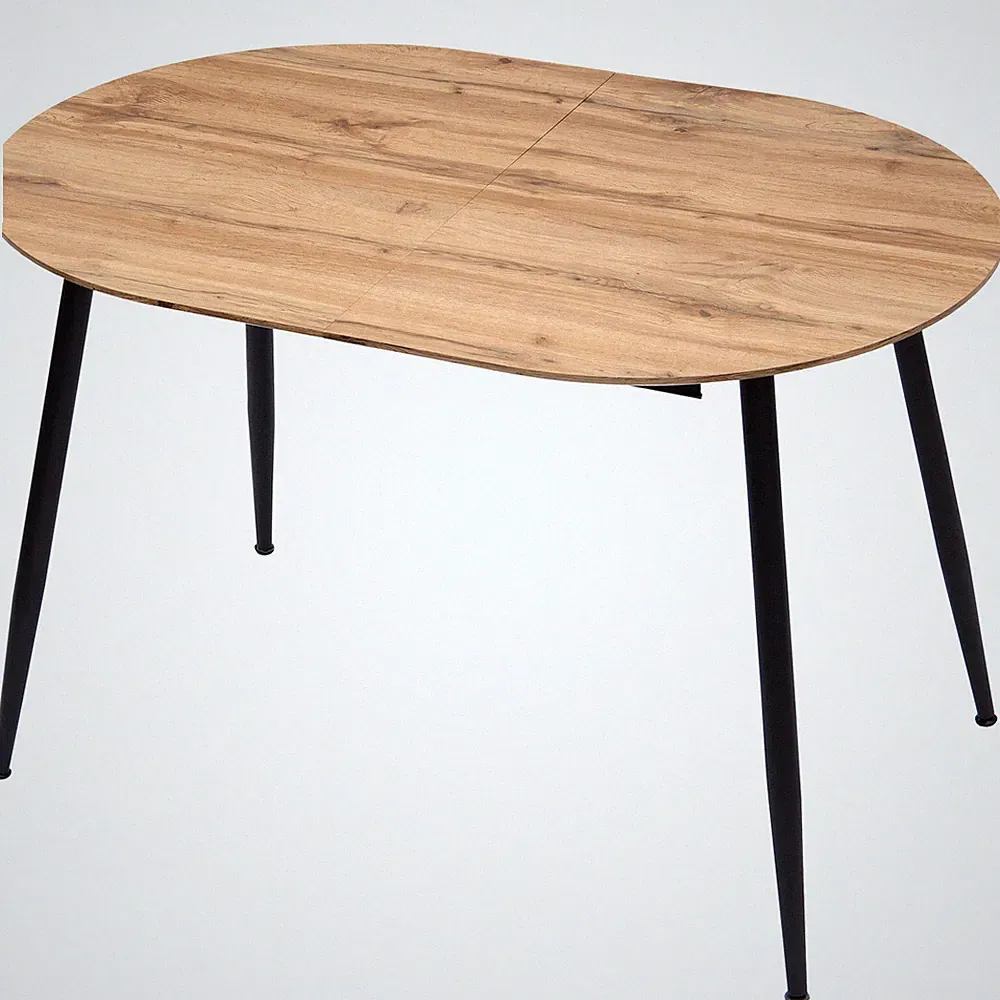 Esstisch ausziehbar 4-10Pers.Ovaler Küchentisch Eichefarben 120-150-180cm tr2601