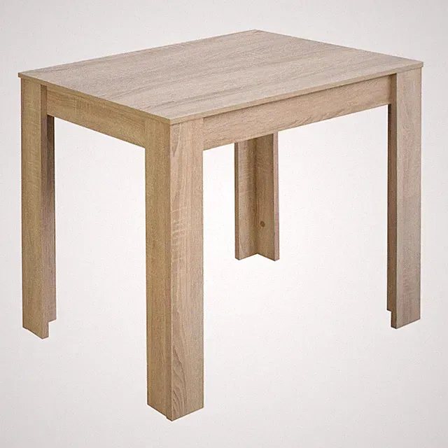 Esstisch - Eiche sägerau - 80 cm Küchentisch Essecke Konsolentisch