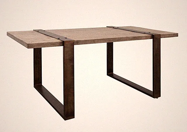 Esstisch Esszimmertisch Küchentisch Industrial-Stil Mango Echtholz 170x76