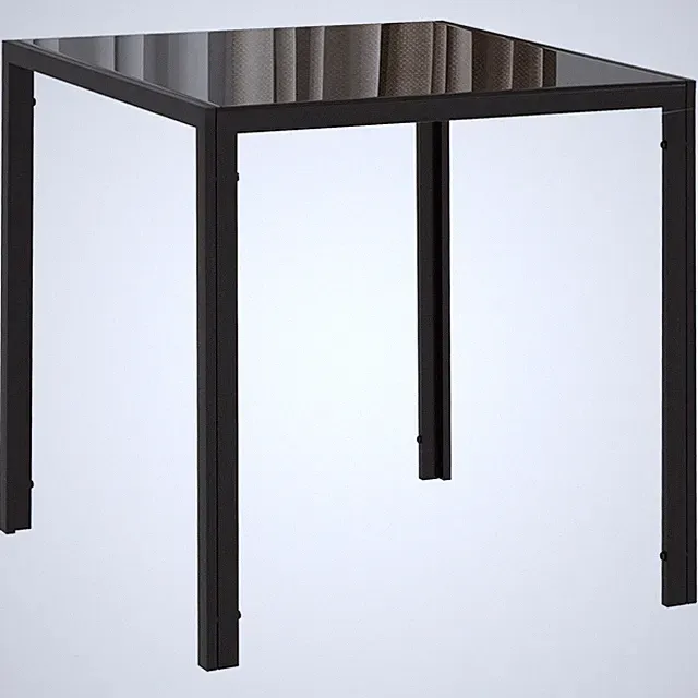 Esstisch Esszimmertisch Quadratischer Küchentisch für 4 Personen, Refurbished