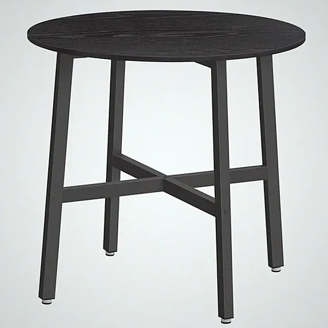 Esstisch klein, runder Küchentisch, für Wohnzimmer, Büro, 80 cm d, 75 cm H, I...