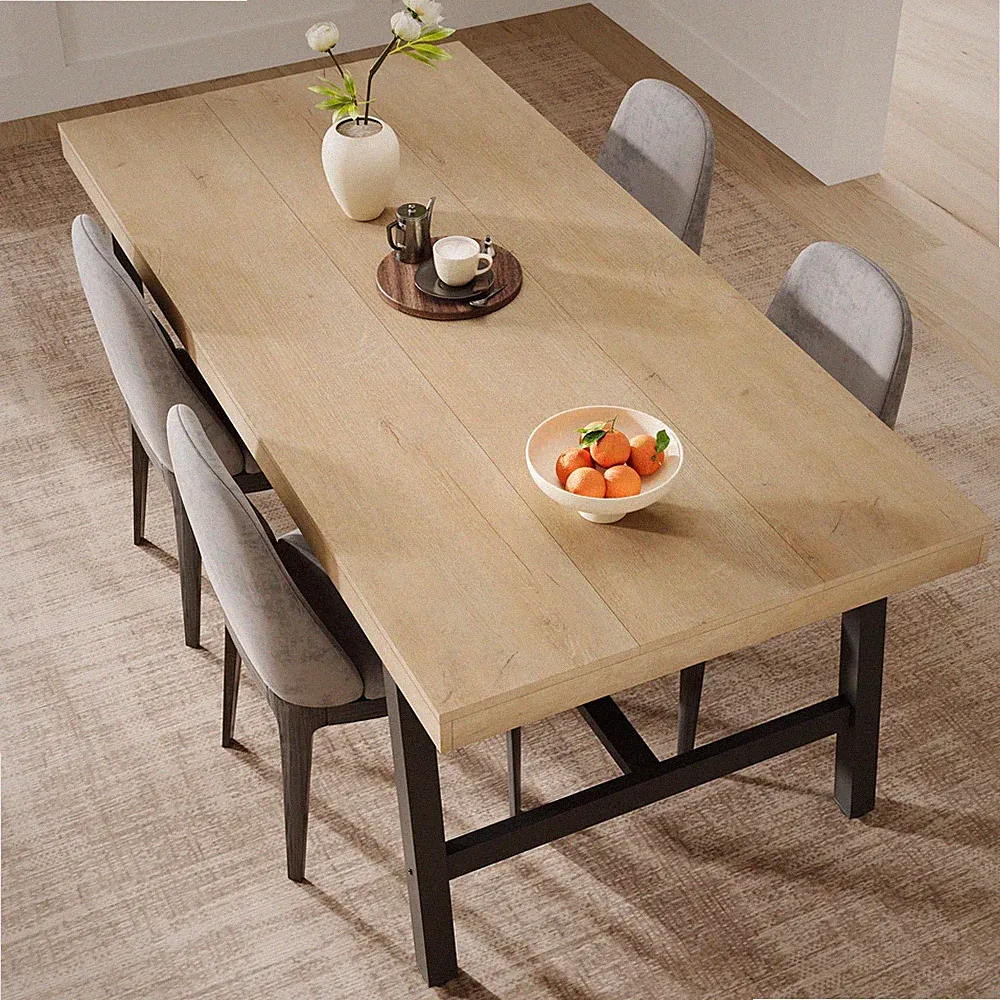 Esstisch Küchentisch Esszimmertisch Für 6 Bis 8 Personen Rechteckig 180x90x76cm
