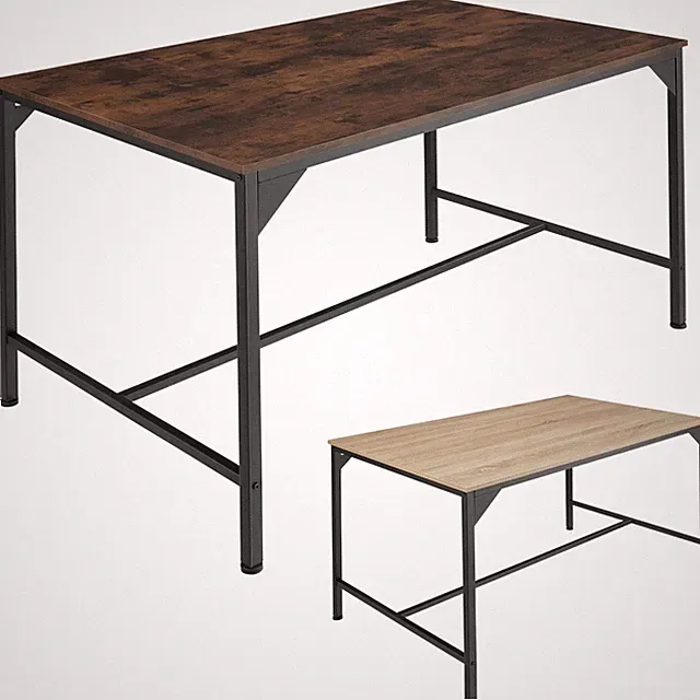 Esstisch Küchentisch Esszimmertisch Tisch 120 x 75 cm Industrial Design schwarz