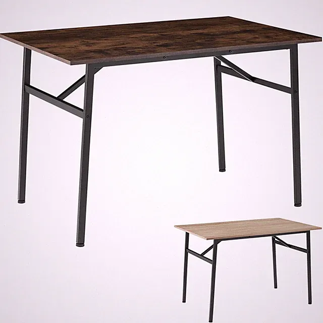 Esstisch Küchentisch Esszimmertisch Tisch Bürotisch 120x75 cm Industrial schwarz