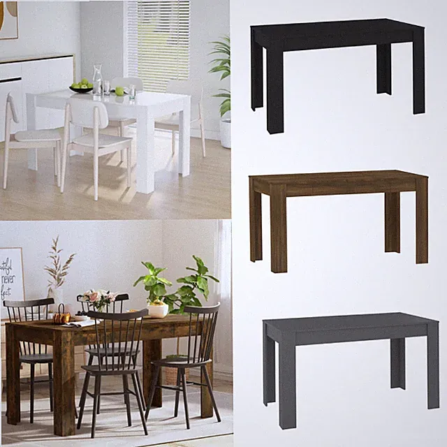 Esstisch Küchentisch Tisch Speisetisch Couchtisch Tabelle Lagertisch Holz Neu