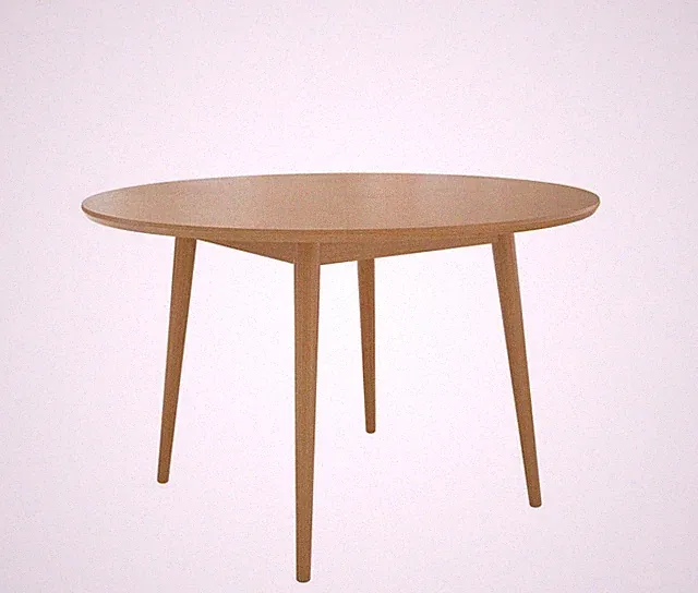 Esstisch Letronto Fi 120 Roundtisch Esszimmertisch Küchentisch Wohnzimmer Natur