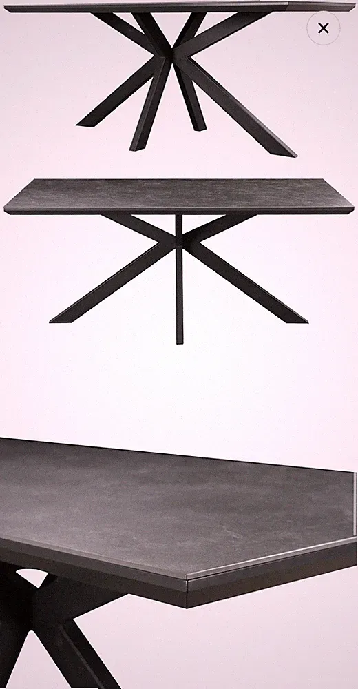 esstisch marmoroptik schwarz