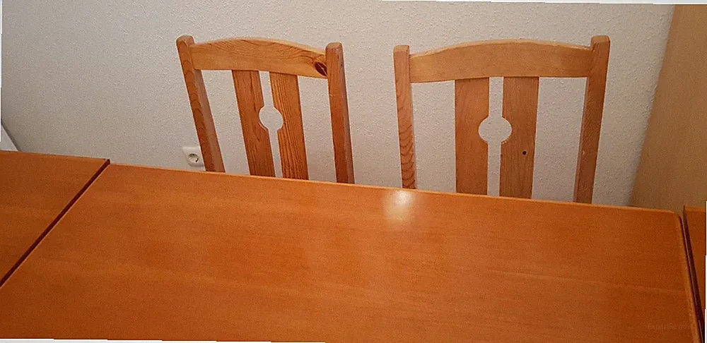 Esstisch mit 4 stühlen Buche Massiv