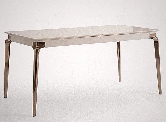 Esstisch Modern Weiß Prestigeträchtig Edel Monumental Minimalistisch