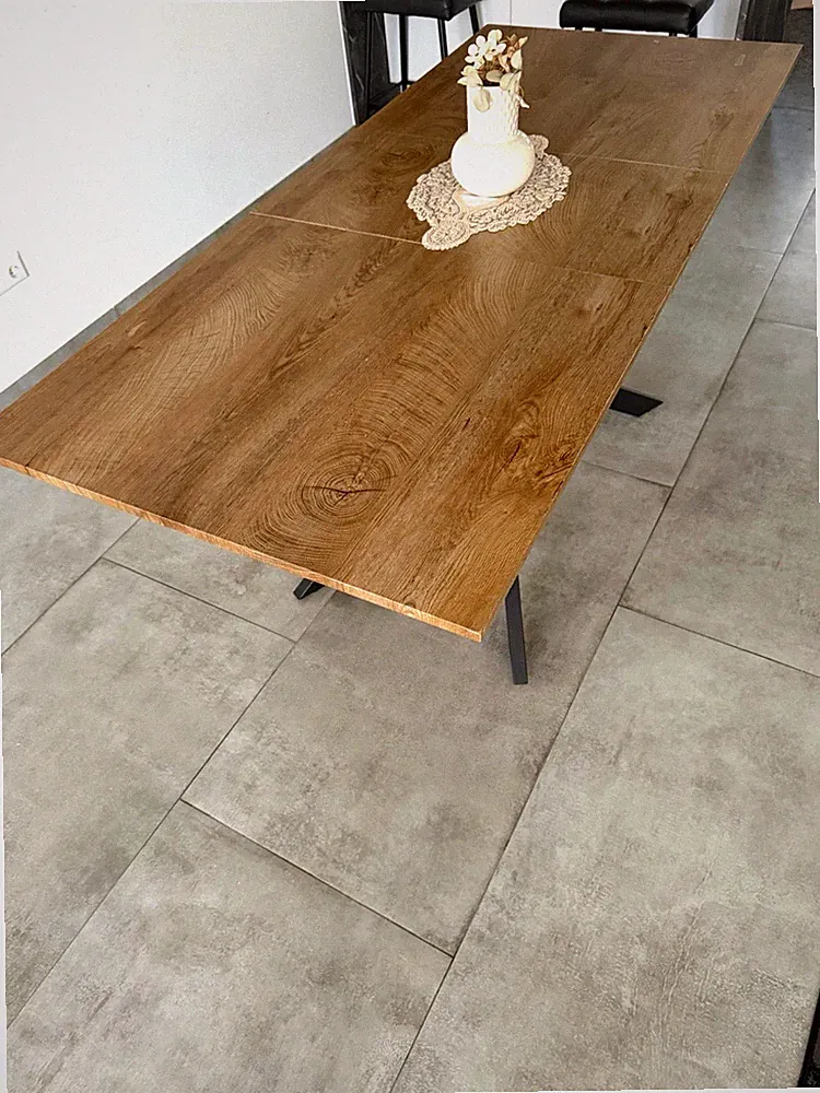 Esstisch rechteckig 140x80x76 cm, ausziehbar auf 180cm