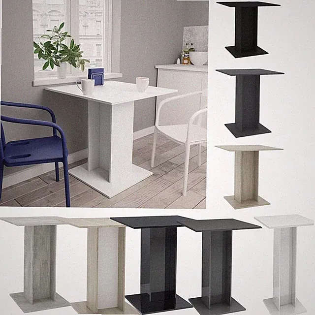 Esstisch Spanplatte Küchentisch Esszimmertisch Tisch 60x60x75cm mehrere Auswahl