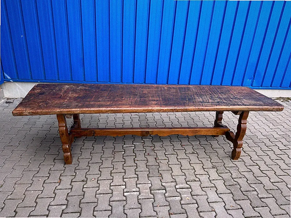 Esstisch Tisch Barock Eiche massiv antik 3m am Stück gearbeitet 18. Jh.