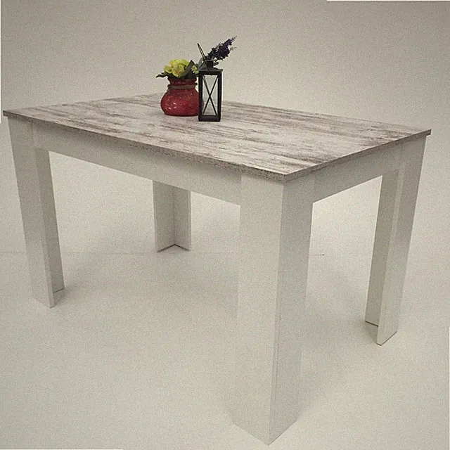 Esstisch Tisch Esszimmertisch Küchentisch Canyon White Pine-Weiß 110x70cm NEU