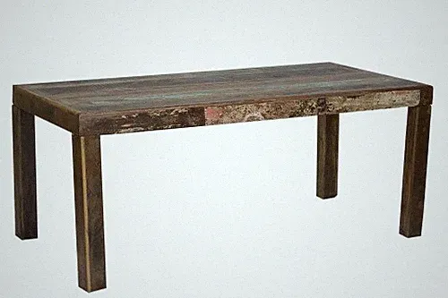 Esstisch Tisch Fridge SIT 180 x 90 cm Altholz lackiert bunt