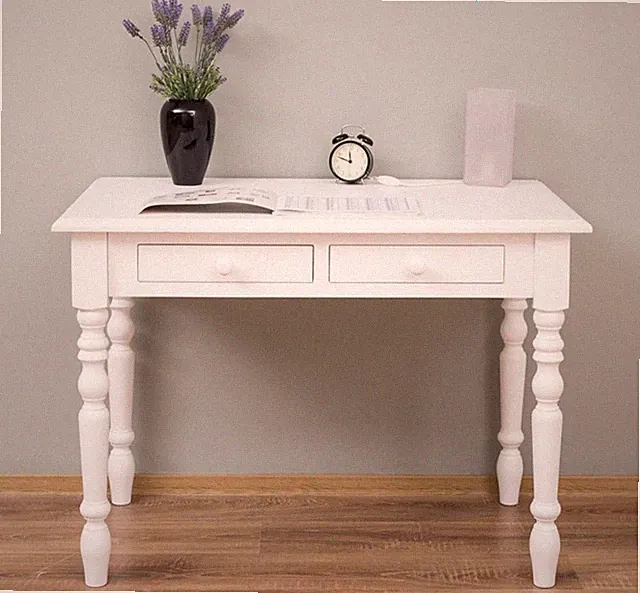 Esstisch Tisch Küchentisch Schreibtisch 109x60cm Massivholz Landhauswelt