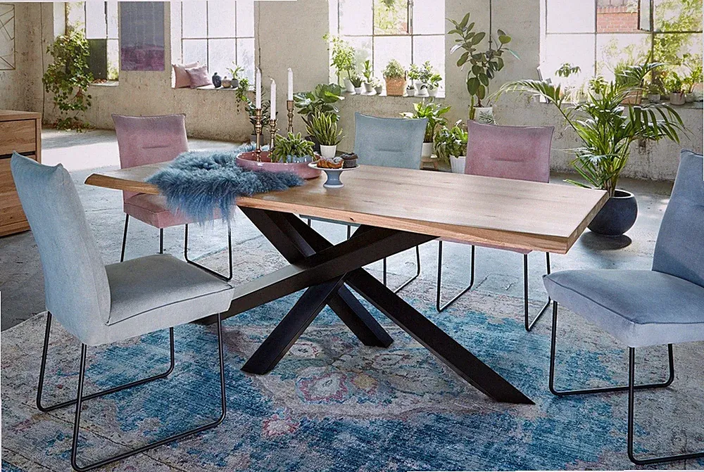 Esstisch Tisch Massivholz 200x100cm Wildeiche massiv Eiche geölt NEU OVP!!!