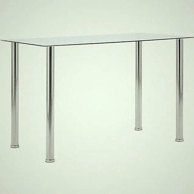 Esstisch Transparent 120 x 60 x 75 cm Hartglas