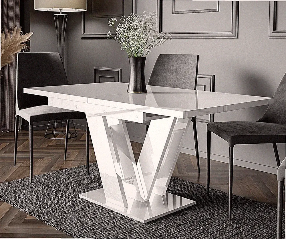 Esstisch Wriz Esszimmertisch Wohnzimmer Ausklappbar Modern Design Tisch NEU M24