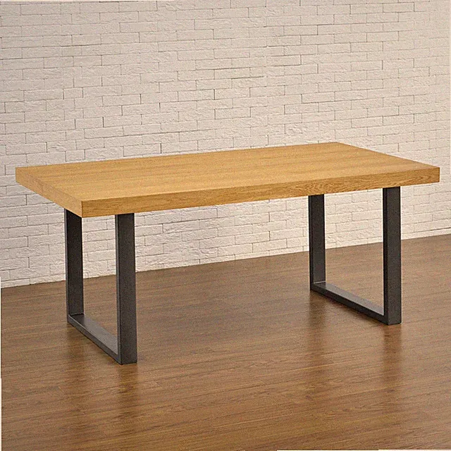 Esstischgestell Makers 2er-Set Stahlgrau 80x72cm [en.casa]
