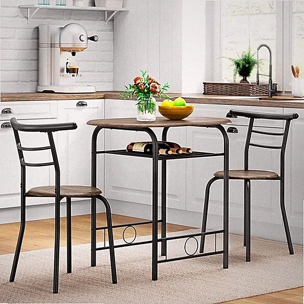 Esstischset Essgruppe mit 1 Tisch 2 Stühle Esstischgruppe Platzsparendes