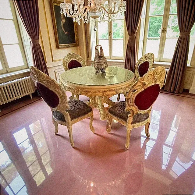 Esszimmer Barock Louis XV 4 Stühle + Tisch Wert ca 12000 Euro