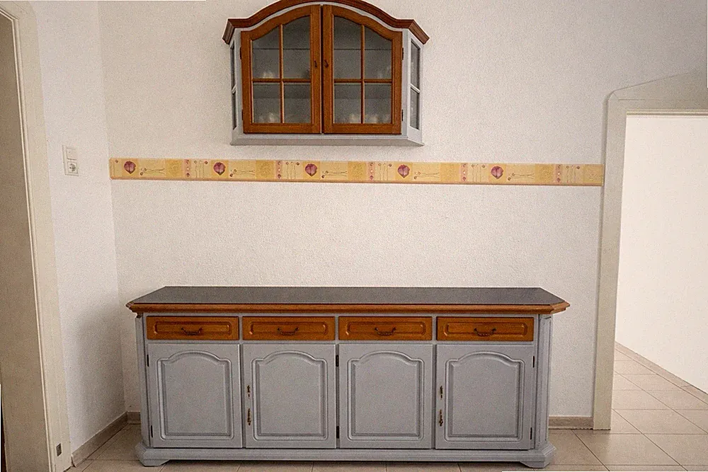 Esszimmer Set Sideboard Komplett Vitrine Luxuriöses Designer Einrichtung