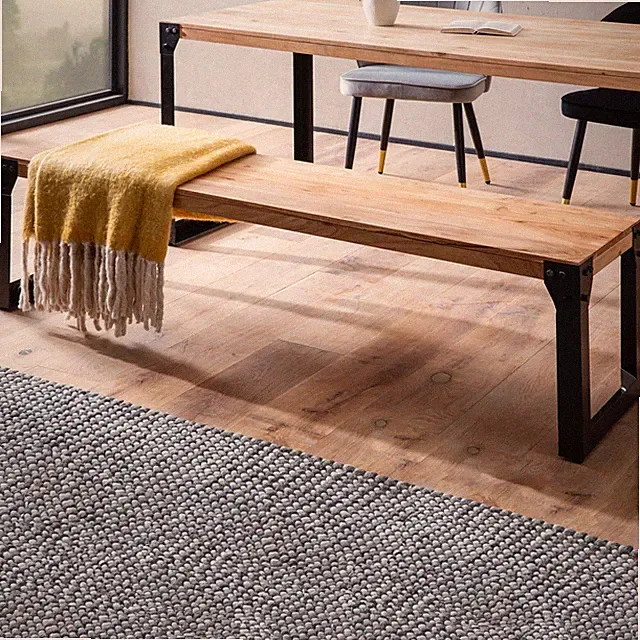 Esszimmerbank FineBuy Sitzbank Akazie Massivholz Essbank Industrial Holzbank