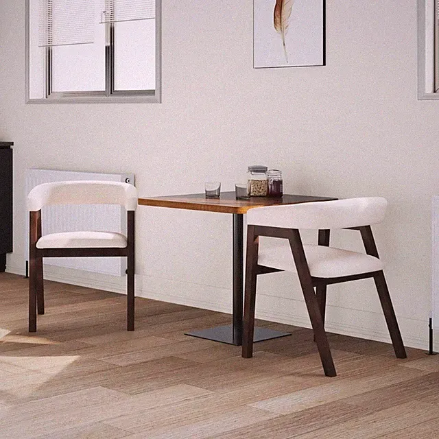 Esszimmerstühle 2 Stück Hellbraun 54x57x73 cm Massivholz Kautschukbaum Stühle