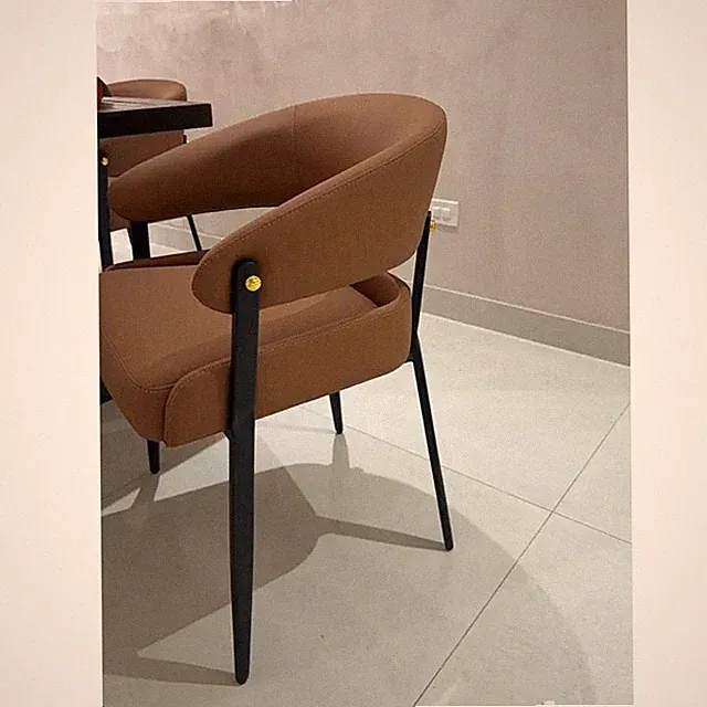 Esszimmerstühle 2er Set Leder Küchenstühle mit Armlehne fr Restaurant Cafe Küche