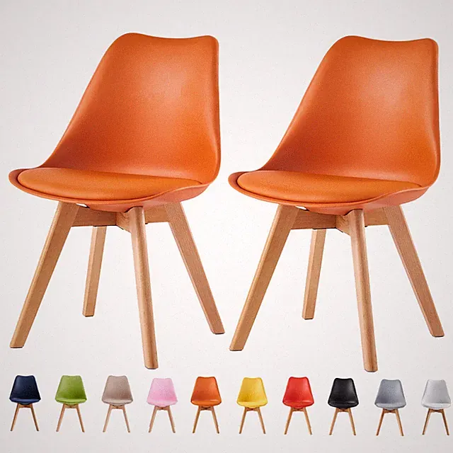 Esszimmerstühle EVA Retro Stil Design Stühle Bürostühle im 2er Set