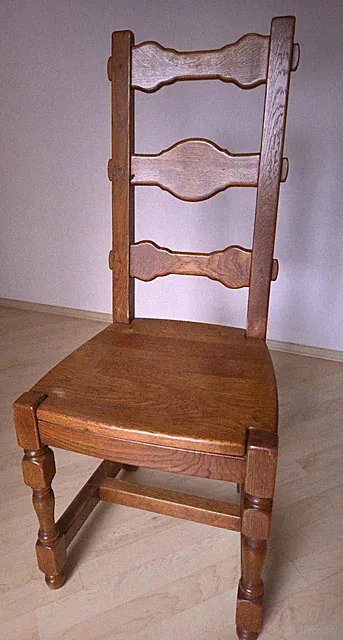 Esszimmerstuhl Eiche rustikal Holz